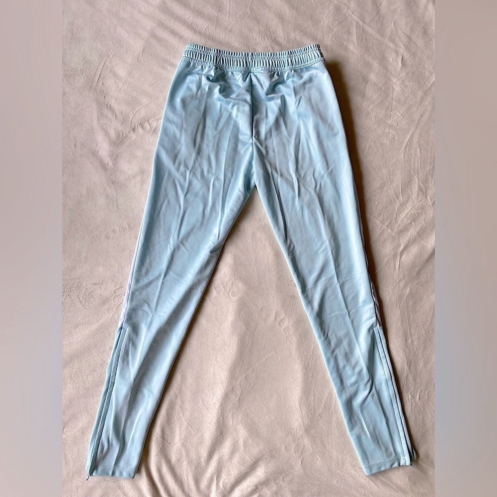 Adidas Kids Tiro Sky Blue Joggers/ Track Pants - Picture 7 of 8
